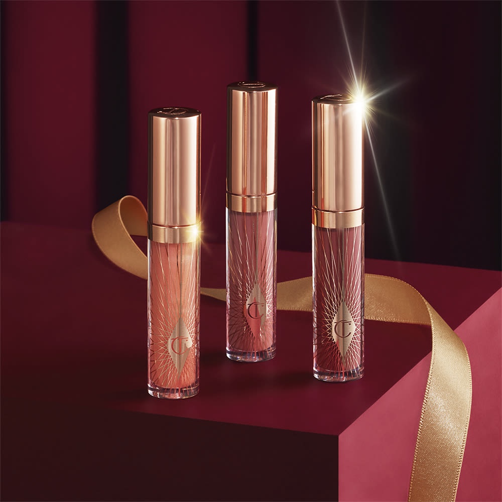 Charlotte Tilbury - Bộ 3 Son Bóng Mini Phiên Bản Giới Hạn Charlotte Tilbury Mini Collagen Lip Bath Icons