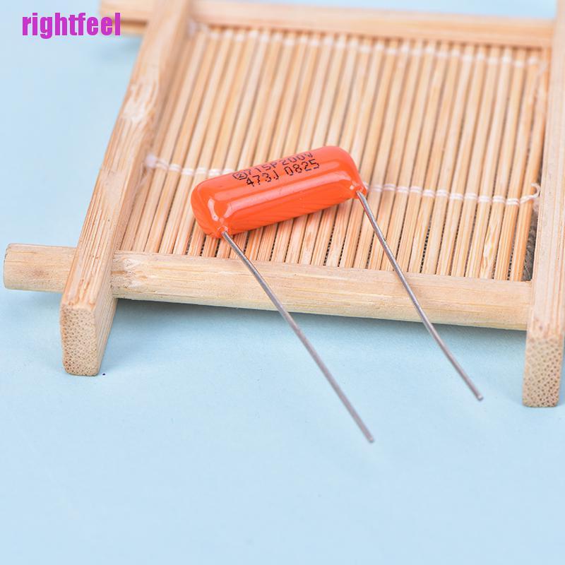 Rightfeel 1pc Electric Guitar Single Coil Pickup Acoustic Capacitor 0.047uf 473J