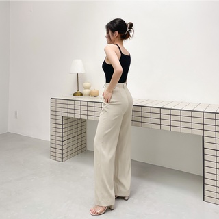 ÁO YẾM THUN GÂN BASIC ZAREEN THU132 ĐEN