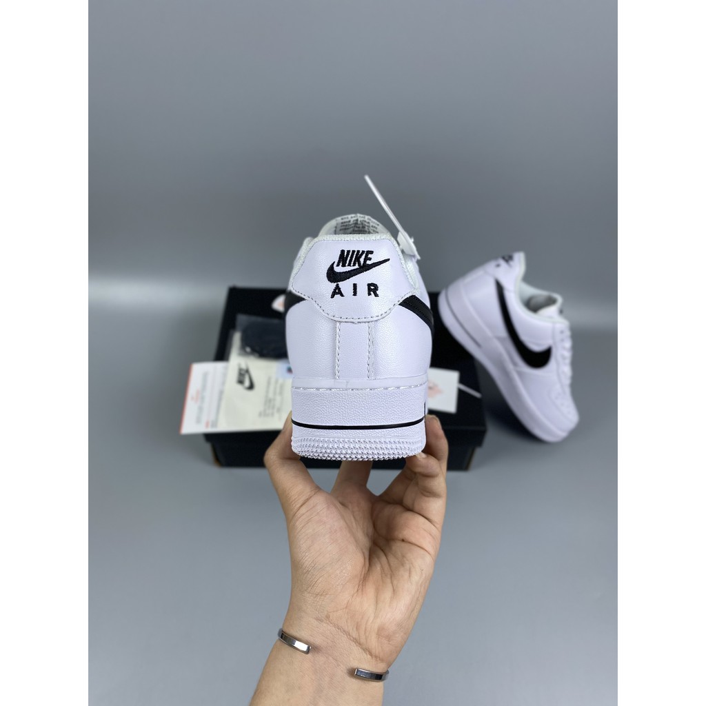 Giày thể thao af1 Low White Black (2020 ) cao cấp fullbox, giày sneaker nữ nam trắng đen cao cấp, cổ tròn