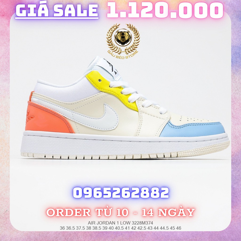 Order 1-2 Tuần + Freeship Giày Outlet Store Sneaker _Air Jordan 1 Low "To My First Coach" MSP: 3228M3741 gaubeaostore.sh