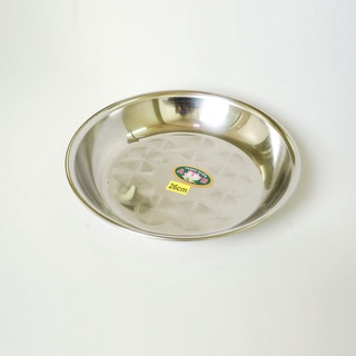 Đĩa inox sâu/ đĩa ảo size 14-20cm