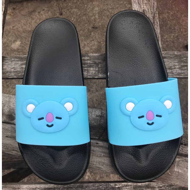 Dép BTS BT21 KOYA Kim Namjoon - Dép đi trong nhà - Dép cao su - Dép đi mưa