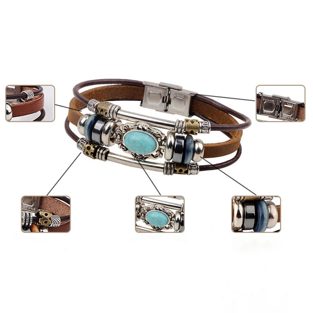 Vòng tay nhiều lớp siêu nhẹ tinh tế thời trang hàng ngày