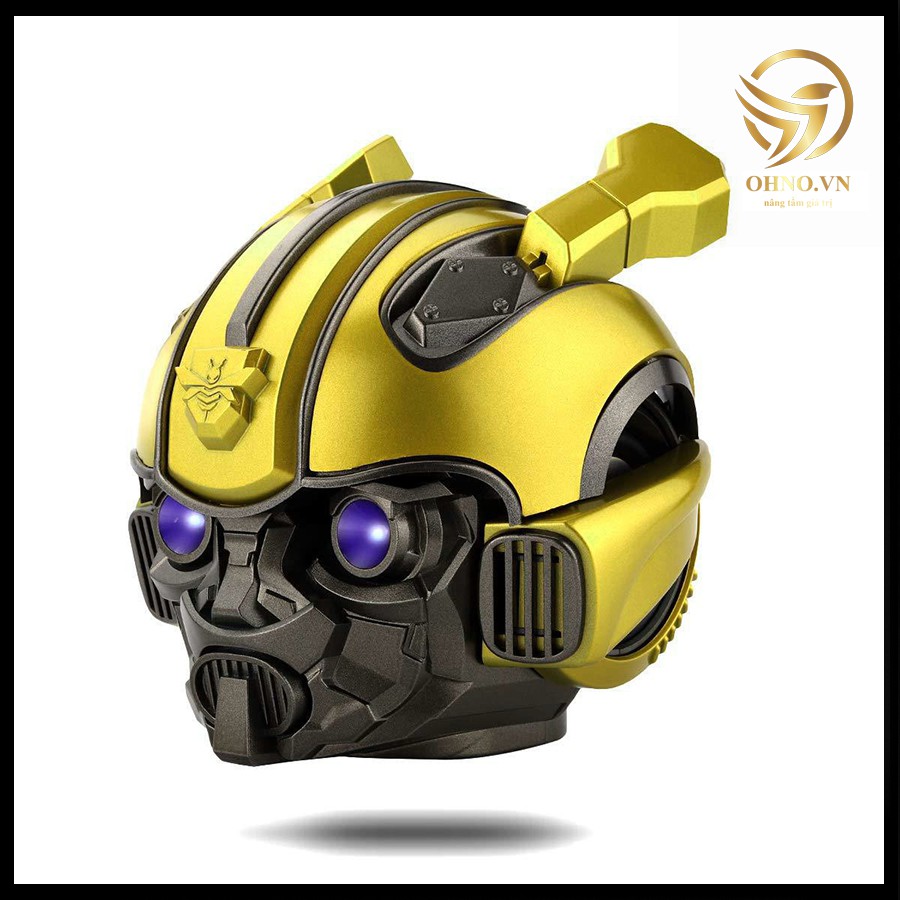 Loa Bluetooth Siêu Anh Hùng Bumblebee Transformer Mắt Có Đèn Led Xanh, Nghe Nhạc Sống Động, Hàng Chính Hãng