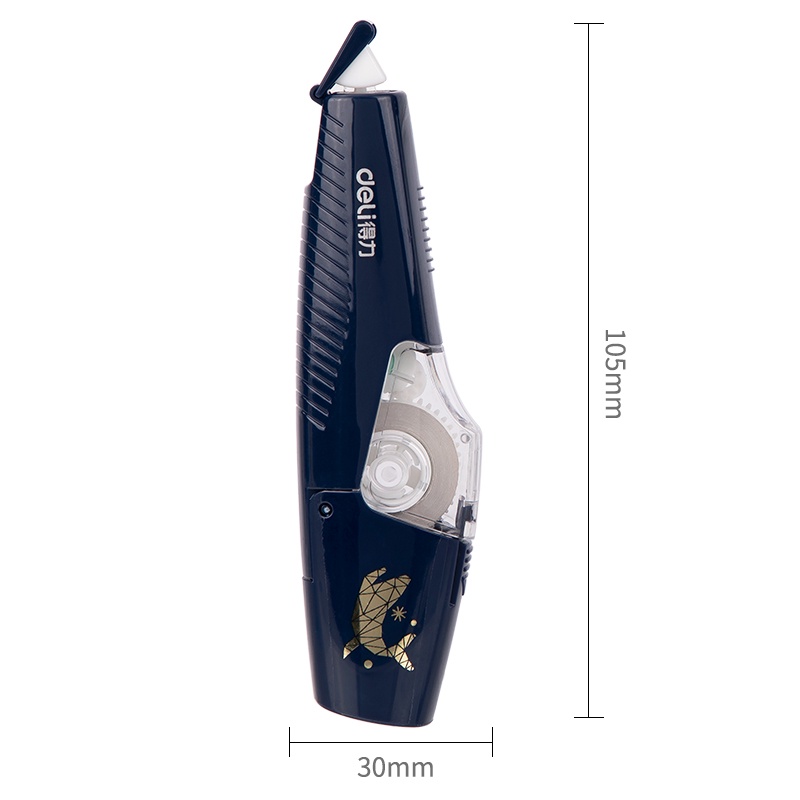 Deli Bút xóa kéo kèm ruột bút tiện dụng