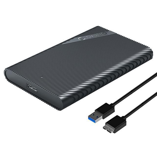 Hộp ổ cứng 2.5&quot; SSD/HDD SATA 3 USB 3.0 ORICO 2521U3-BK