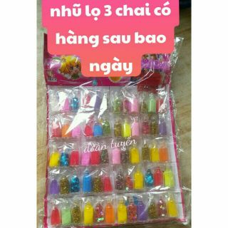 Nhũ lọ 3 chai 1 gói (20 gói 1 vỉ)