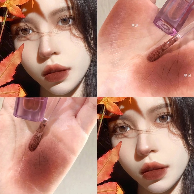 Like Us Women's Matte Lip Gloss Không Thấm Nước  Son Môi 6 Màu Tùy Chọn Chống Thấm Nước Thương Hiệu 2022