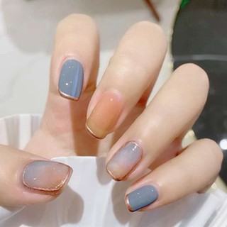 KOLIN set 24 móng tay giả gửi một keo dáng yêu nail giả móng tay giả kiểu pháp 1325
