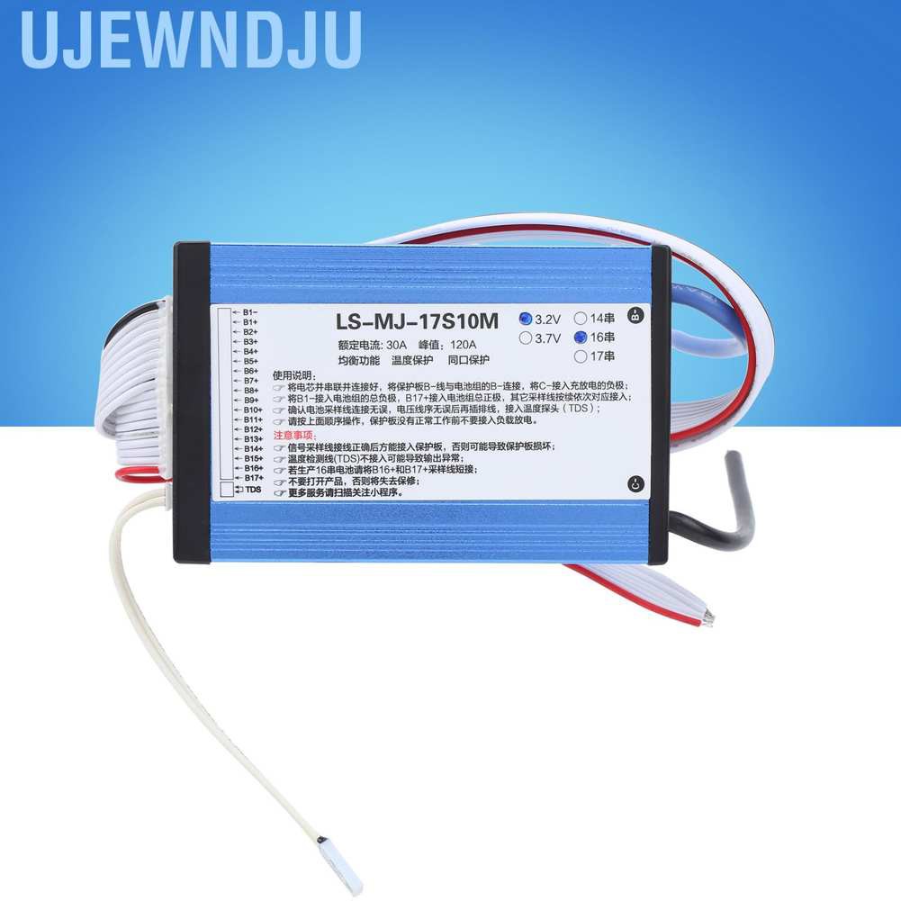 Bảng Mạch Bảo Vệ Pin Lithium 14s 16s 18650 Ujewndju 3.2v 30a