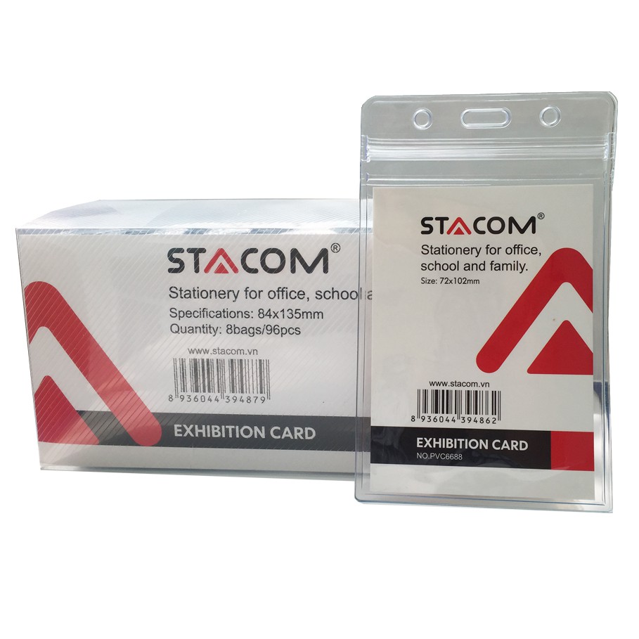 Thẻ đeo bảng tên chống nước STACOM/PVC6688