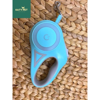 Dây dắt chó mèo tự động có đèn chiếu sáng