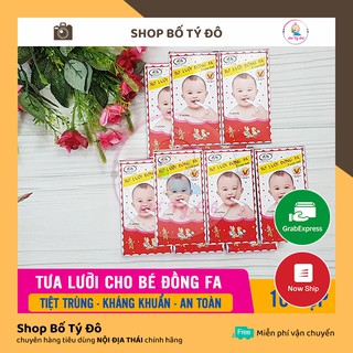 Rơ lưỡi cho bé Đông Fa chính hãng gạc xỏ ngón dùng được cho người lớn