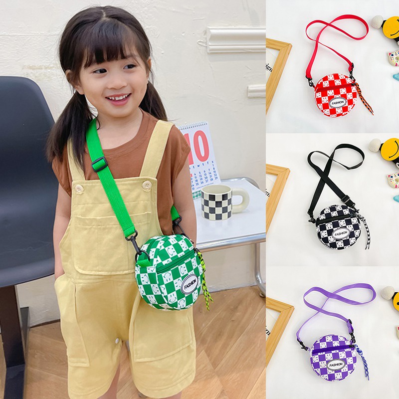 Túi Đeo Chéo In Họa Tiết Hoạt Hình Siêu Nhẹ Thời Trang Xinh Xắn Dành Cho Bé