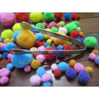 Kẹp gắp pom pom inox 11cm