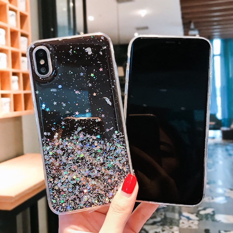 Ốp điện thoại dẻo phối kim tuyến long lanh cho Vivo 1901 1902 1903 1904 1905 1906 1907 1909