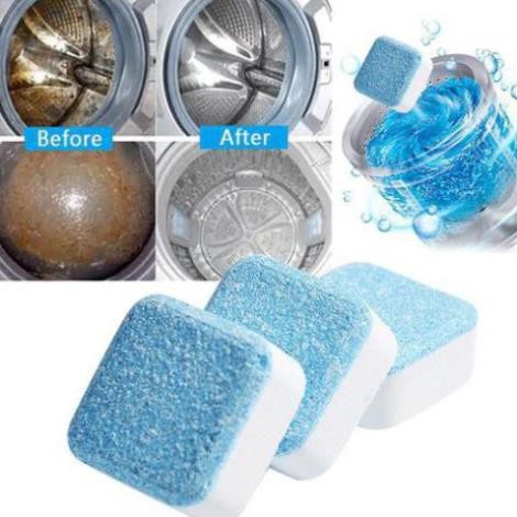[Hộp 12 Viên] Viên Tẩy Vệ Sinh Lồng Máy Giặt Diệt khuẩn và Tẩy chất cặn Lồng máy giặt hiệu quả