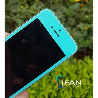 Skin dán nhũ xanh lơ iPhone 5