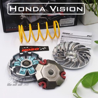 [CÓ BẢO HÀNH] Bộ nồi Koso cho xe Honda Vision 110 - tăng tốc nhanh, bền bỉ