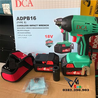 Máy vặn bu lông dùng pin DCA ADPB16 18V
