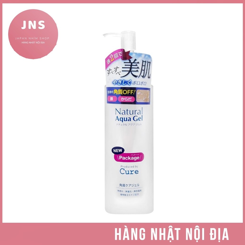 Tẩy da chết Cure Natural Aqua Gel nội địa Nhật Bản 250ml