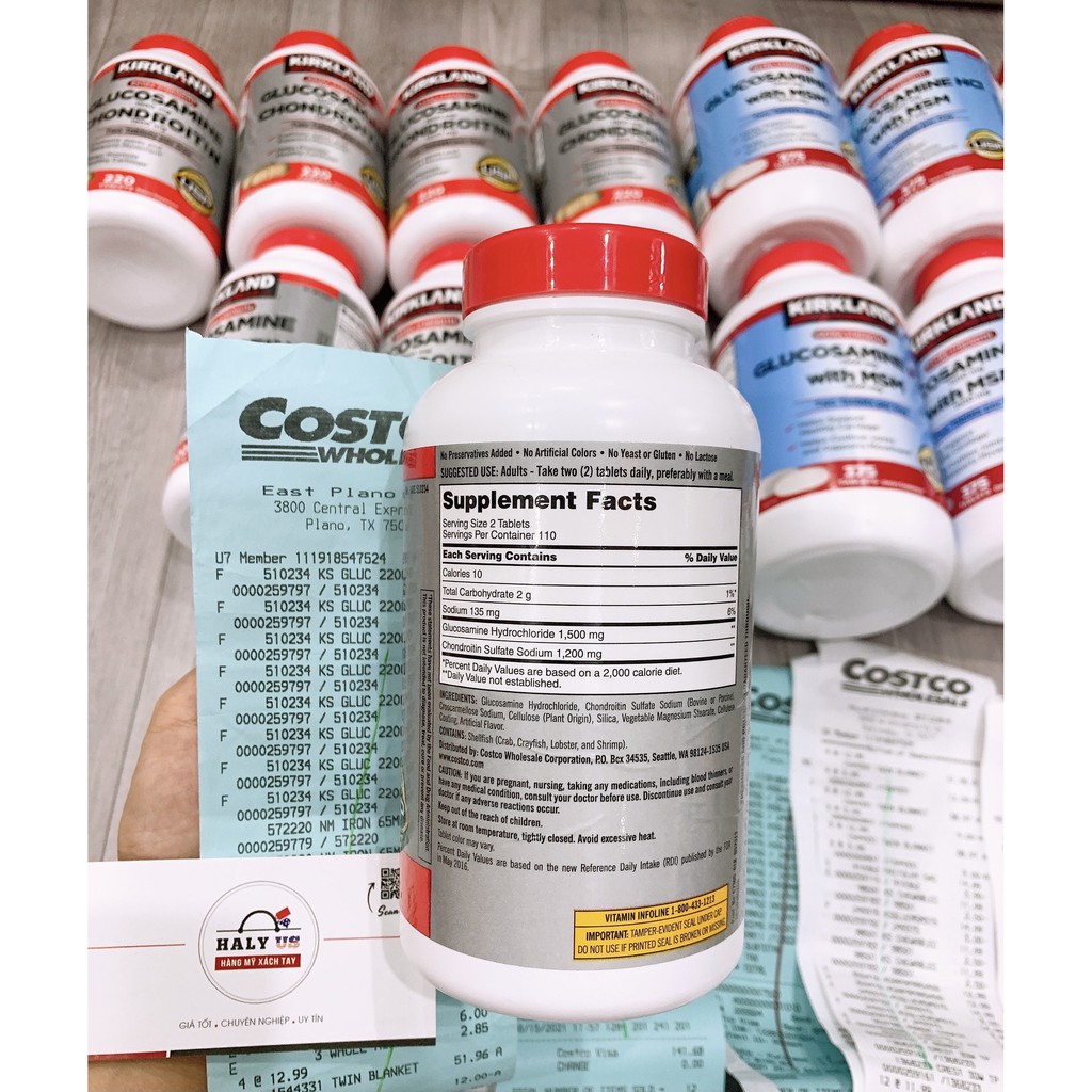 Glucosamin Chondrotin 280v của Mỹ
