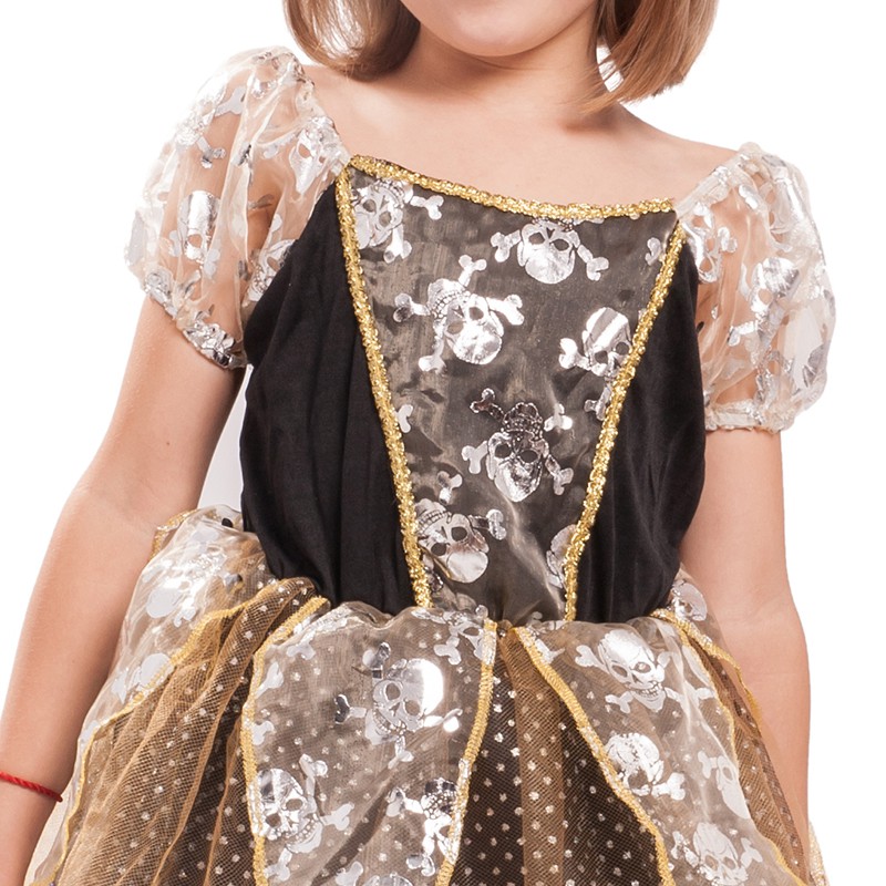 [CÓ HÌNH THẬT] Đồ hóa trang trẻ em - Váy Phù thủy đầu lâu ngắn | Skull Witch - Yay