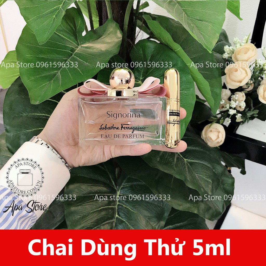 Nước Hoa Nữ Salvatore Ferragamo Signorina Hồng Chai 10ml | BigBuy360 - bigbuy360.vn