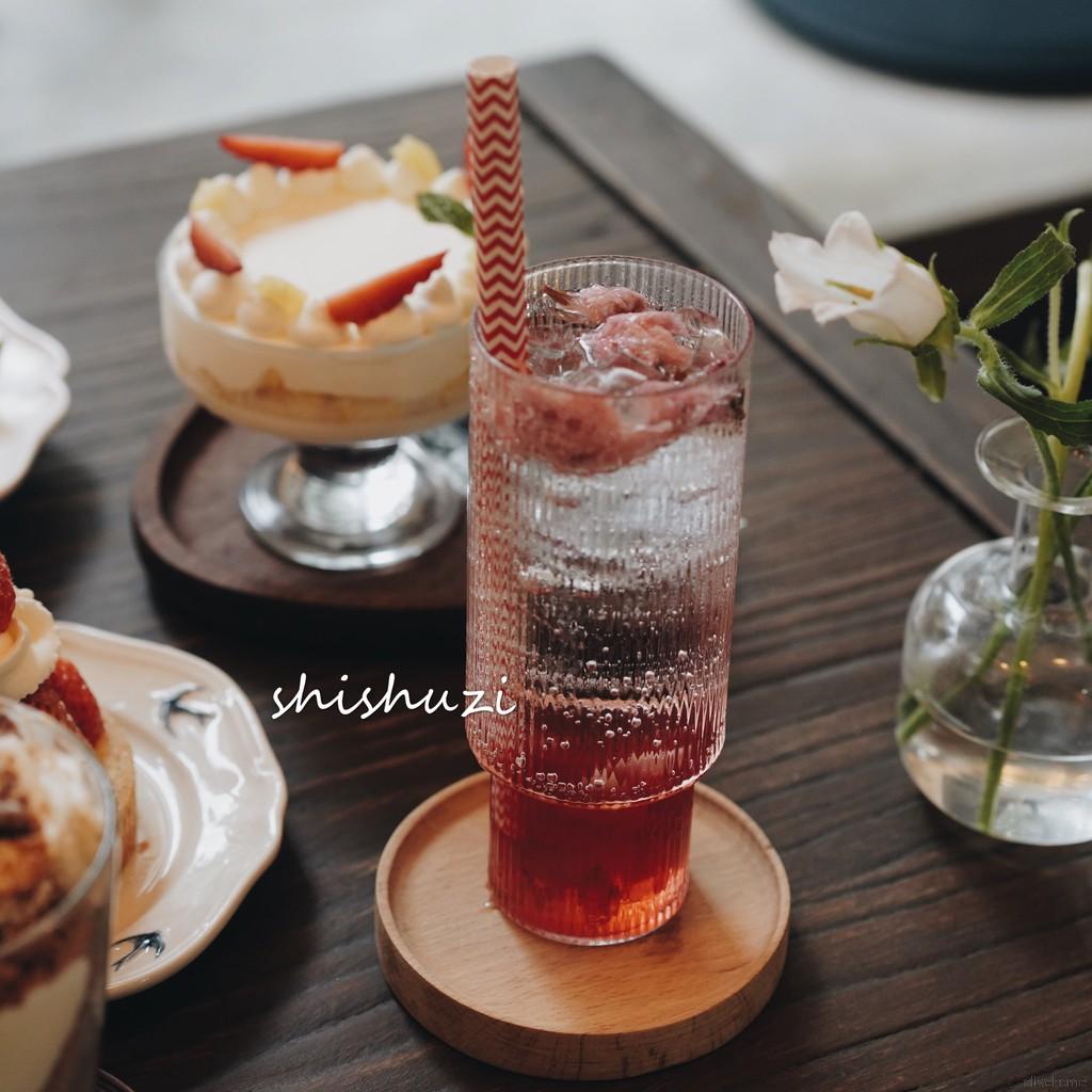 Cốc Thủy Tinh Trong Suốt Đựng Thức Uống/Đồ Tráng Miệng Chất Lượng Cao