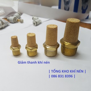 [TỔNG KHO KHÍ NÉN] Giảm thanh khí nén các loại, các kích thước ren.