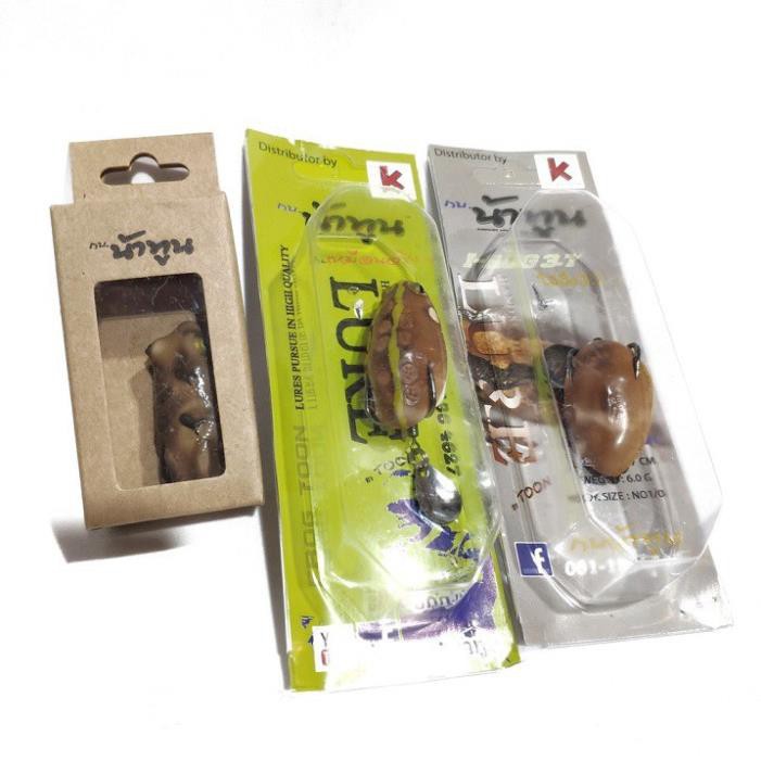 Mồi giả nhái hơi Frog Toon V1 V2 V3 V4 Thái Lan - Chuyên câu Lure siêu nhậy có thìa -DCYT