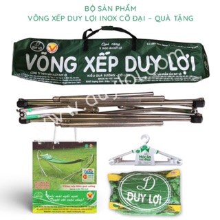 BỘ VÕNG XẾP DUY LỢI SƠN TĨNH ĐIỆN HOẶC INOX