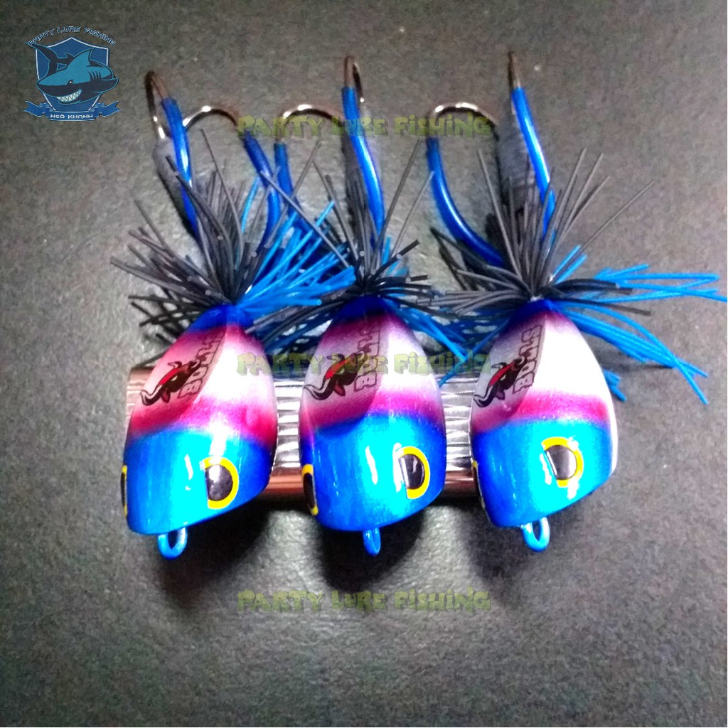 Mồi câu cá lóc nhái Lắc Bulls Titan , mồi lure lóc Made In Thailand