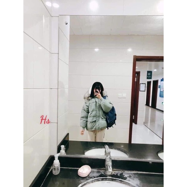 Áo Khoác Phao Nữ Mũ Lông Chồn, Lót Bông 5 Màu Siêu Xinh Chuẩn Ảnh | BigBuy360 - bigbuy360.vn