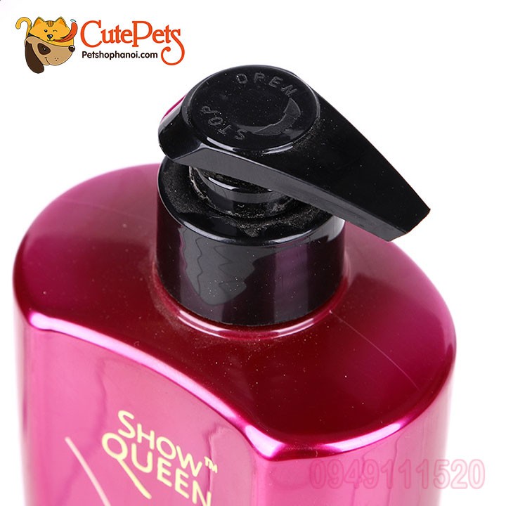 Sữa tắm tinh dầu Show Queen 500ml Cao cấp cho chó mèo - CutePets