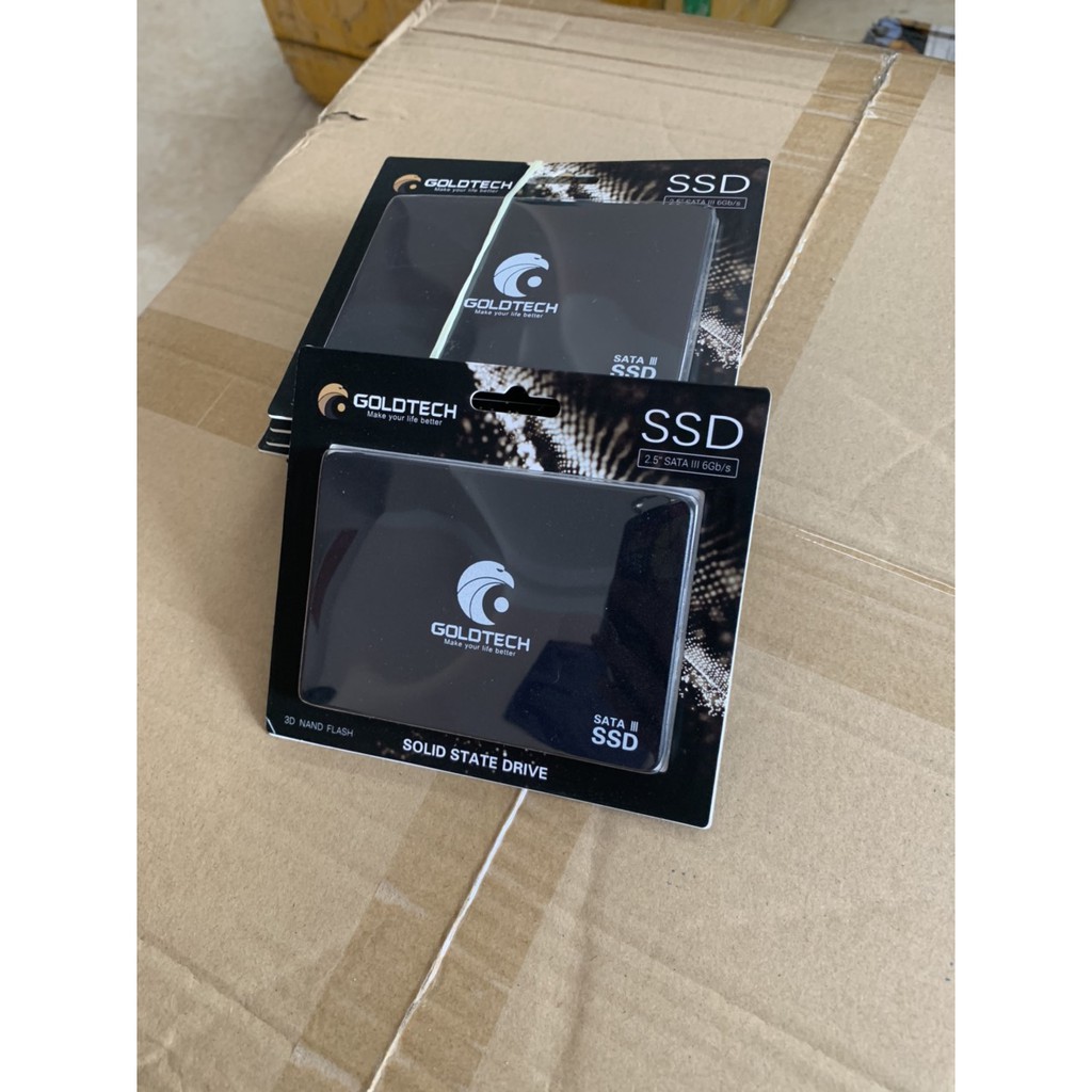 Ổ cứng SSD 120GB Goldtech SATA3 Drive 2.5 tốc độ 550MB/s bảo hành đổi mới chính hãng 36 tháng