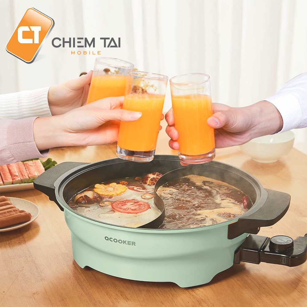 Nồi lẩu điện 2 ngăn oCooker CRHG03 4L