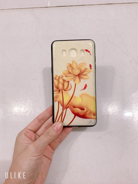 Ốp lưng J5 (2016),J510 Hoa sen vàng