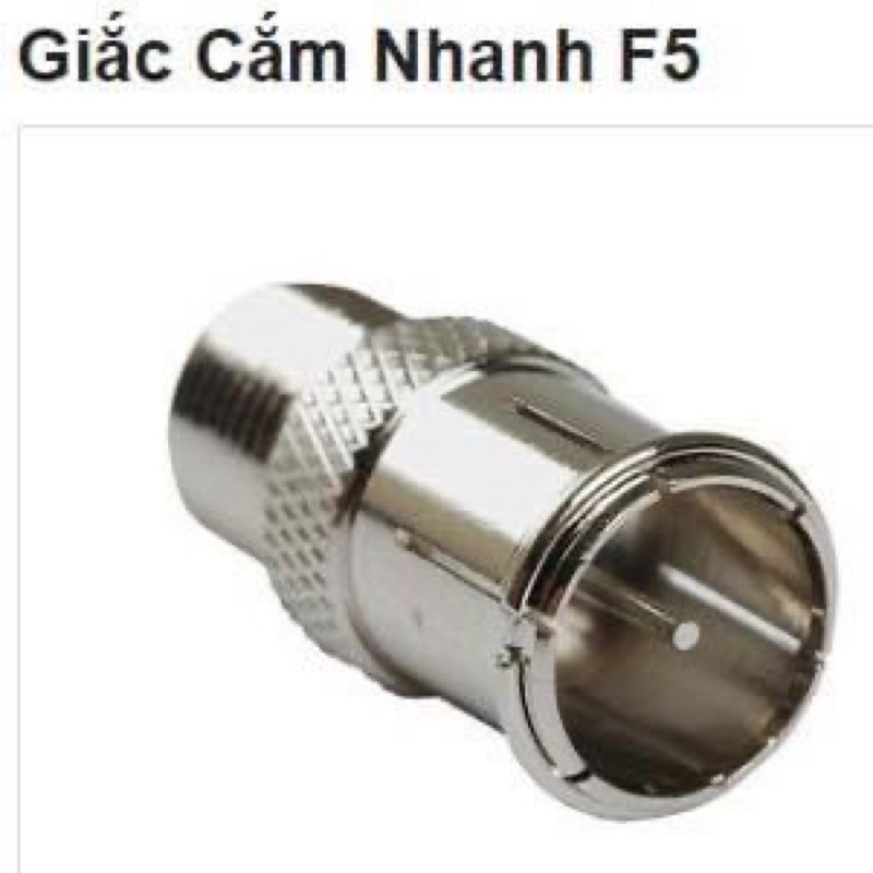 Jack nối nhanh ,F đực F cái(đơn giá 2 chiếc)