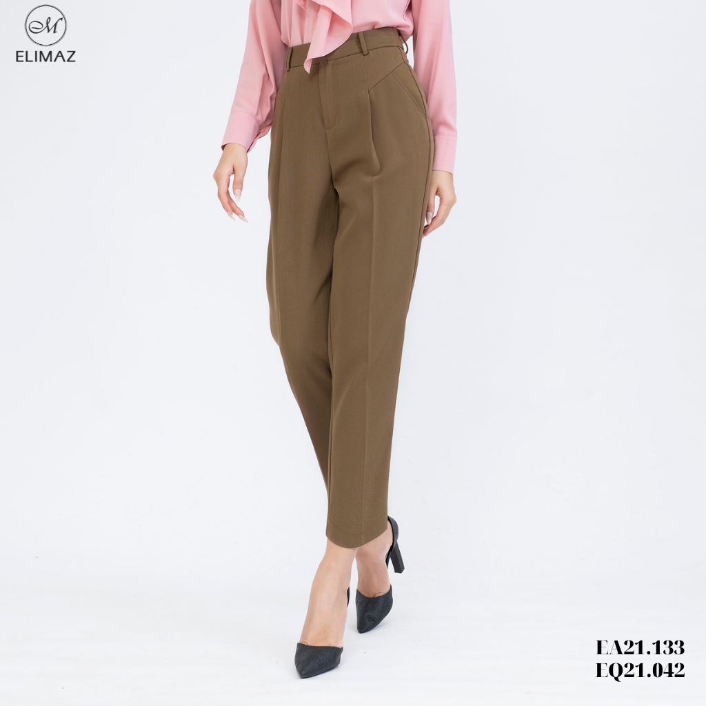 Quần tây âu nữ công sở Elimaz baggy túi phong cách mới EQ21.042