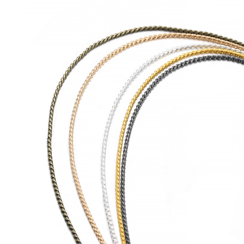 Cuộn dây ST.KUNKKA làm vòng cổ màu trơn 1mm 5m