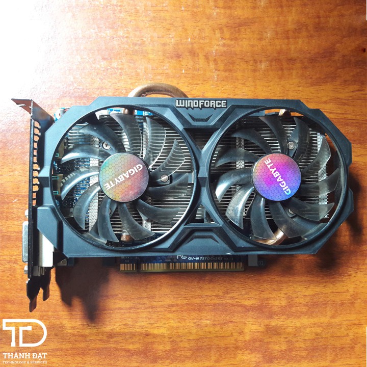 CARD MÀN HÌNH GIGA GTX750TI 2GB 2 Fan | BigBuy360 - bigbuy360.vn
