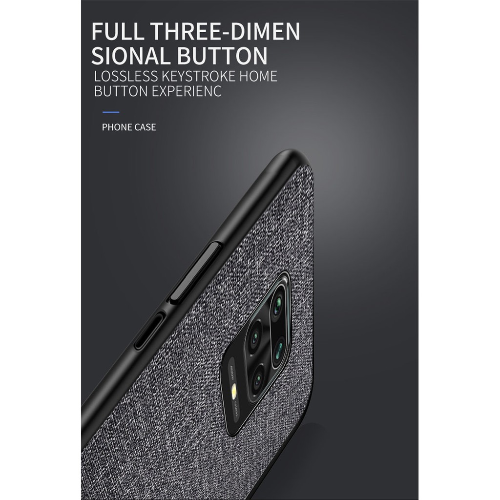 Sang Trọng Bao Da Điện Thoại Vải Canvas Cho Xiaomi Poco X3 Nfc Mi Mix 3 Redmi Note 9 9s 9 Pro Max Redmi 9 9a 9c K20 Pro Mi 9t Note7 Pro Vỏ