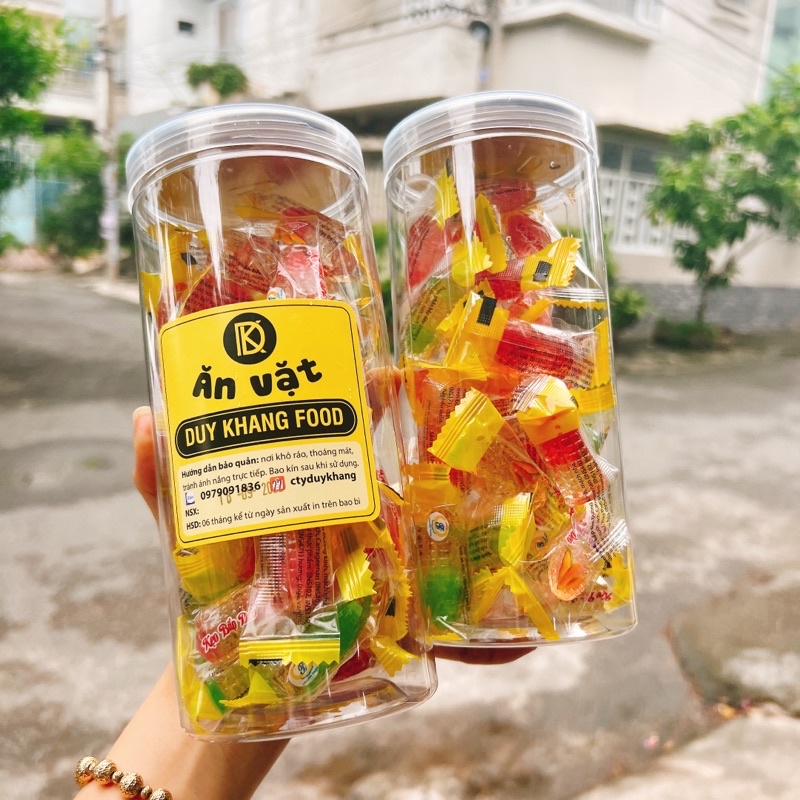 Kẹo Bắp Dẽo Nhân Mix Nhiều Vị hộp 350gr