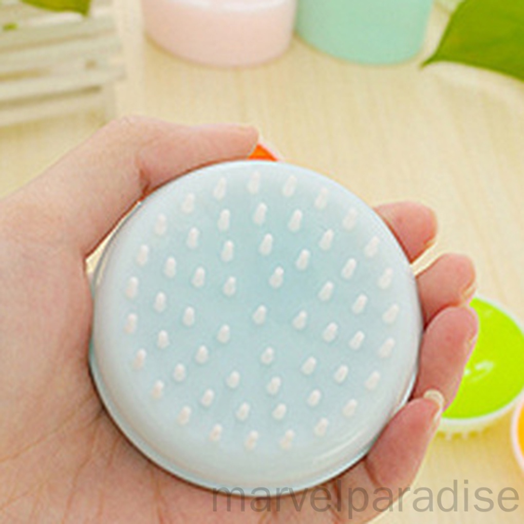 [Hàng mới về] Bàn chải gội mát xa da đầu tóc màu sắc ngẫu nhiên tiện lợi