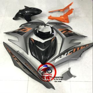 Dàn màu exciter 150 2015 2020 9 món áo new lên tem rời ép nhiệt phủ UV cao cấp sắt nét không bay màu