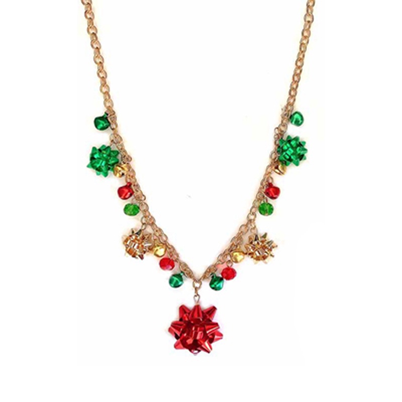 Bộ Trang Sức Hình Chuông / Vòng / Vòng Tay / Vòng cổ Giáng Sinh Nhiều Màu Xinh Xắn Cho Nữ