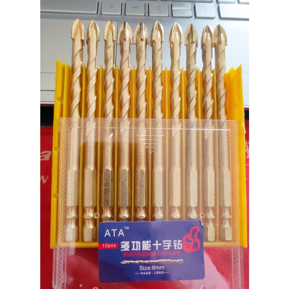 Mũi Khoan Đa Năng 4 Cạnh Chuôi LỤC Giác VOTO Khoan Tường, Kính, Đá, Gạch Men,Kim Loại Mỏng...