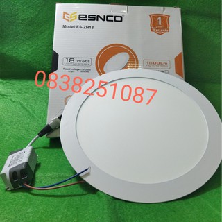 Đèn Led Panel Âm trần Siêu Mỏng 18w Tròn ÁNH SÁNG TRẮNG